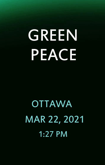 'Green Peace' by Jonny Olsen
