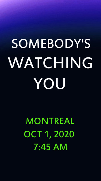 'Sombody's Watching You' by Jonny Olsen